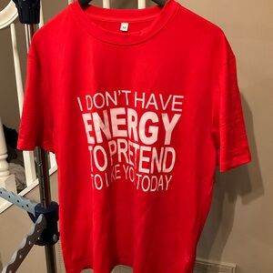 (BONUS ITEM) Graphic print T-Shirt men’s medium